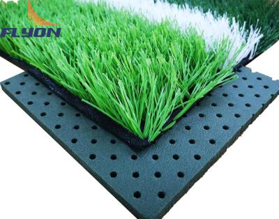 China Outdoor / Rubber Pad Fender Football Tiles For Artificial Grass Underlay Synthetic Turf Shock Pad for sale