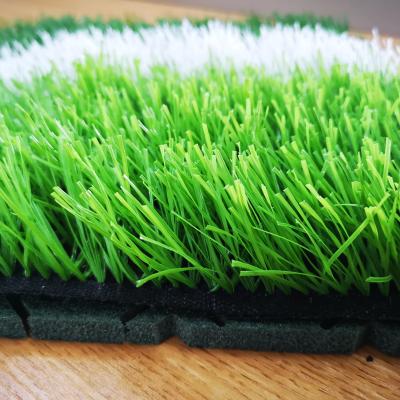 China Soccer Field Soccer Field Anti-UV Shock Protection Summer Base With Artificial Grass Material Tile Flooring for sale