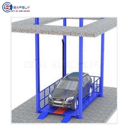 China Factory Price-4 Post Hydraulic Cargo Lift Hotels Four Column Crane 4 Post Bridge Car Lift for sale