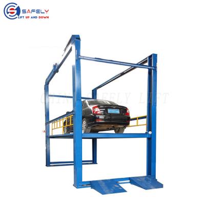 China Hotels 5m 3 ston four column hydraulic crane 4 post bridge car lift factory price-4 post lift for sale