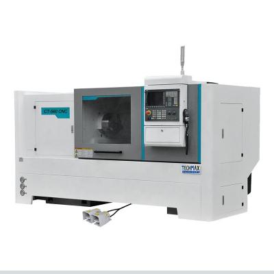 China Machinery Repair Shops New CT560 CNC Lathe Machine Flat Bed Cnc Lathe for Metal Turning Machine for sale