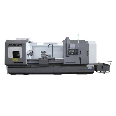 China Machinery Repair Shops CT 630 Torno CNC High Precision Metal Automatic Hydraulic Power Flat Bed Lathe CNC Machine for sale