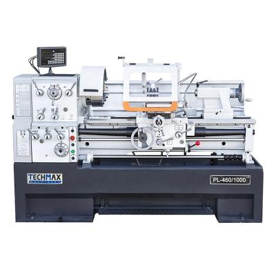 China PL-460 Machinery Repair Shops Lathe Machine Metal Lathe Machine Bench Manual Lathe With Spindle Hole 58mm for sale