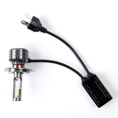 China Adjustable Beam Car Accessories H4 LED Headlight Bulb 35W/55W Auto Headlight Bulbs for sale