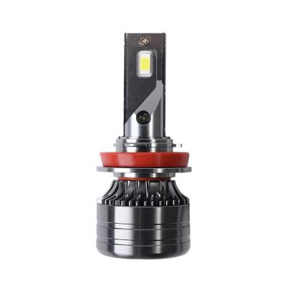 China Aviation Aluminum All In One Super Bright High Power H11 LED Headlight 55W for sale