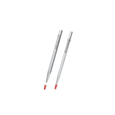 China Durable 8-32mm Cemented Carbide Metallochrome Metal Carbide Scriber Tool Steel Double Sided Tungsten Carbide Scriber Pen for sale