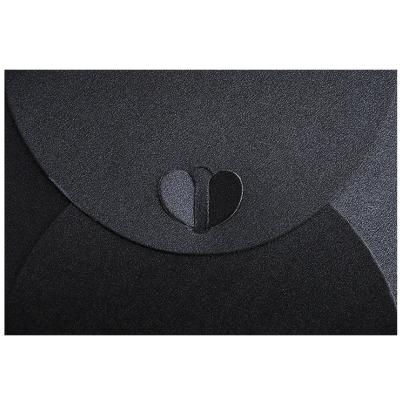 China Heart Envelope Color Button Gift Envelope Romantic Retro Love Letter Envelope European Creative Button Decoration for sale