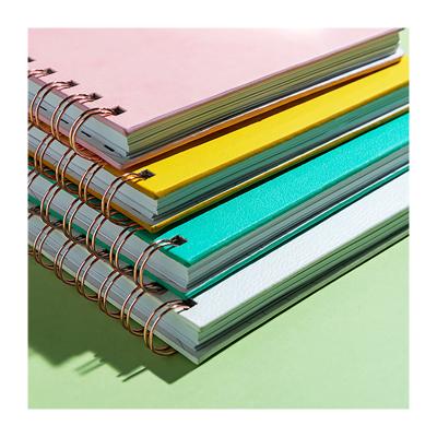 China Wholesale Custom Hardcover Book PU Coil Notebook B5 Spiral Notebook Student Diary Office Stationery Leather Notepad for sale