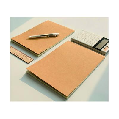 China Simple Hardcover Book Wrapping Paper Student Stationery 64k Draft Notebook Office Notepad Blank Notebook Wholesale for sale