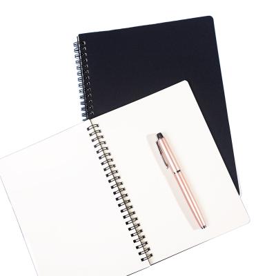 China Eco-friendly Paper B5 Spiral Notebook B5 Spiral Notebook Blank Notebook Cover Notebook Black Blank Sketchbook for sale