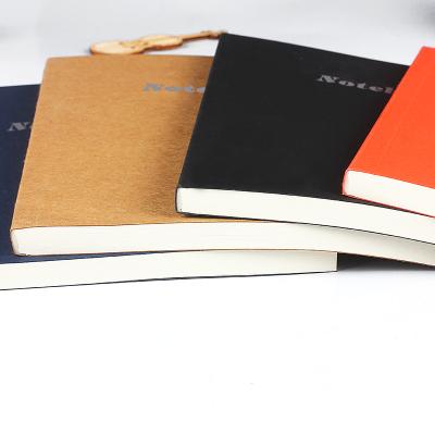 China Line A5 Solid Color Cardboard Eco-friendly Paper Simple Horizontal Notebook Student Notebook Office Notepad Notebook for sale