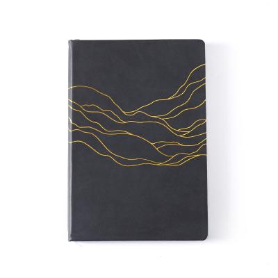 China High quality custom hardcover free samples printing a4 custom a5 size hardcover leather notebook for sale