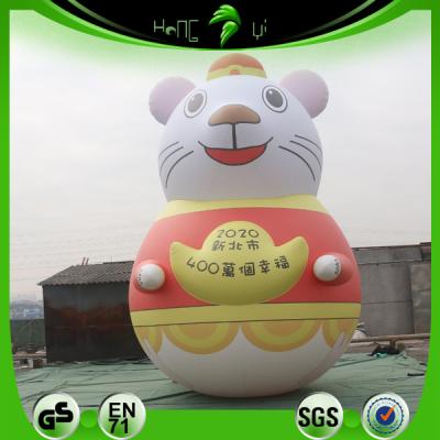 China Custom Inflatable Rat Mascot Inflatable Mouse Inflatable Cartoon Promotion PVC Model for sale