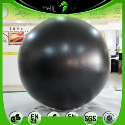 China 2020 Decoration Hongyi Hot Sale Giant PVC Inflatable Black Balloon for Advertising or Exhibition, Activity for sale