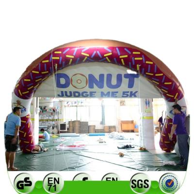 China Christmas Promotion Round Inflatable Yard Arch Waterproof Inflatable Sports Arch for sale