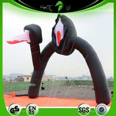 China Promotion Halloween Outdoor Decorations Party Supplies Big Halloween Ghost Arch for sale