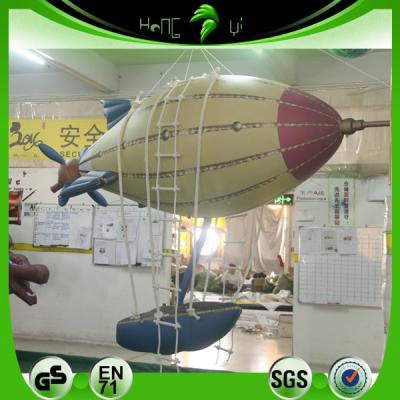 China Retro Promotion Hongyi Toy Custom Inflatable Pirate Flying Blimp Inflation Blimp for sale