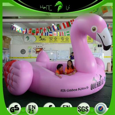 China Promotion Summer Water Fun Pool Toy Giant Inflatable Bird Pink Pool Float Animal Water Toys for sale