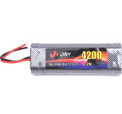 China Factory supply rc toys 7.2v 4200mah battery with tamiya connector 7.2v battery pack for rc cars for sale