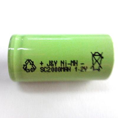 China Consumer electronics J and Y sc NI-MH nimh 3000mah rechargeable battery 1.2v for sale