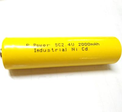 China Consumer Electronics Ni-Cd Battery 2.4v 1900mah for sale