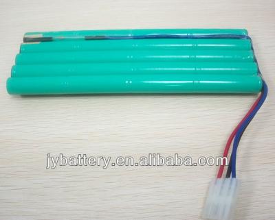 China Consumer electronics aa 24v 2000mAh dc nimh rechargeable battery pack with connector and wires for sale