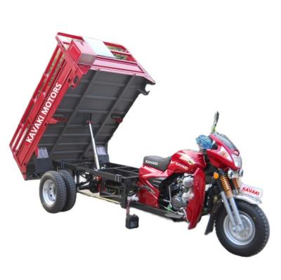 China Wholesale Cargo Tricycle KV250ZH-B Double Wheeled Tricycle With Self-dumping System for sale