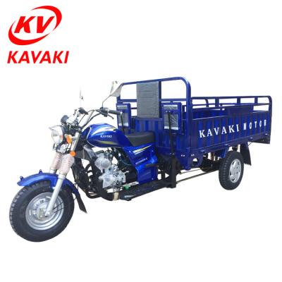 China Cargo Guangzhou KAVAKI 200cc air cooled 4 stroke gasoline three wheel motorcycle /cargo trike/3 wheeler car /motorbike for sale