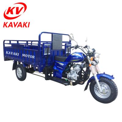 China Cargo Guangzhou KAVAKI 200cc air cooled 4 stroke gasoline three wheel motorcycle /cargo trike/3 wheeler car /motorbike for sale