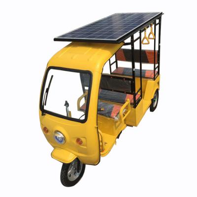 China Passenger Guangzhou kavaki energy drive e drive pedicab rickshaw manufacturer solar diesel electric tricycles with passenger seat for sale