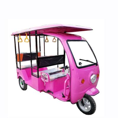 China Passenger energy e pedicab folding electric rickshaw maker powered tricycle tuk tuk with solar panels for sale