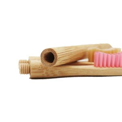 China Screw Interface Head Wholesale OEM BPA Free Replaceable Head Bamboo Toothbrush for sale