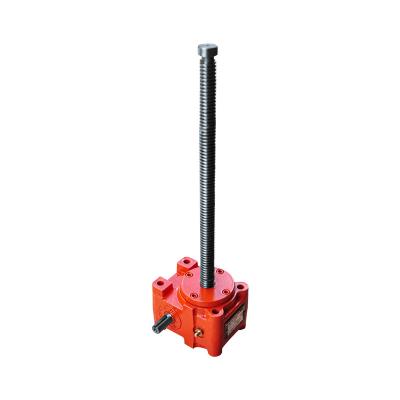 China Building material shops mini SWL screw jack SWL5 worm gear screw jack lifter for glass maker for sale