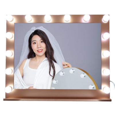 China Best Selling Lit On Amazon Hollywood Makeup Mirror Best In Japan Vanity Mirror Gift For Christmas for sale