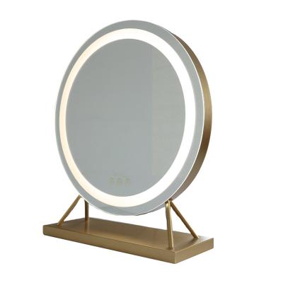 China Amazon Tour Shape Hot Lighted Vanity Mirror With 400 LED Lights Beauty Girl Smart Sensor Switch Make Up Mirror for sale