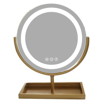 China Hot Sale Lit Hollywood Make Up Mirror With 400 LED Lights Beauty Christmas Gift Vanity Mirror 360 Degree Rotation for sale