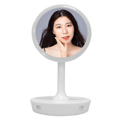 China 2022 New Classical Dancer Make Up Mirror Lighted Simplified Smart Smart Dressing Table Mirror For Beauty Girls Gift for sale