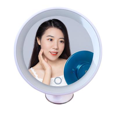 China Wall Mounted Mirror Wall Mirror Makeup Mirror With LED Light 5X/7X/10X Vanity Mirror Magnifying LED Mirror 360 Degree Rotation Adjustable for sale