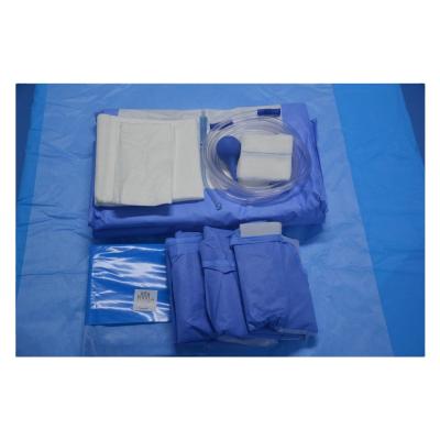 China Breathable Hospital Use Surgical Disposable Sterile Caesarean Section Drape Pack for sale