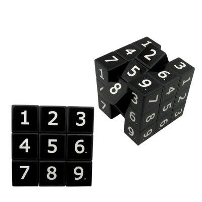 China smmoth educational custom twisty puzzle toy kids education toys 3D sudoku magic cube for sale