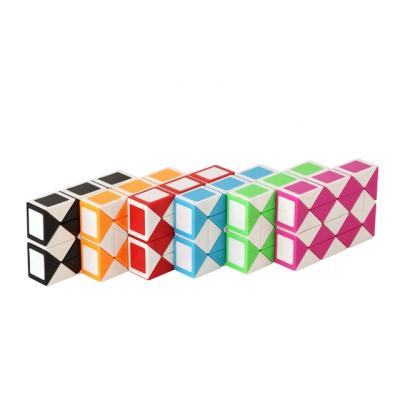 China 2020 Eco-friendly Hot Selling Plastic Magic Cube Advertising Snake Twist Ruler Jigsaw Puzzle For Kid for sale