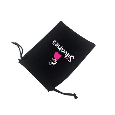 China Recyclable Custom Logo Colored Velvet Gift Bag Drawstring Jewelry Bag Velvet Bag for sale