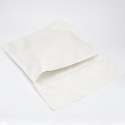 China Recyclable White Cotton Flannel Envelope Dust Cover Bag for sale