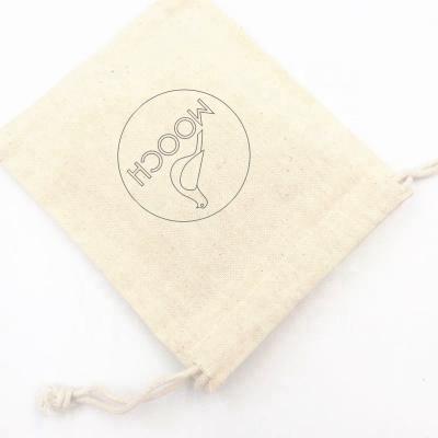 China Recyclable White Cotton Bag Best Plain White Bag Logo Large Logo Bag for sale