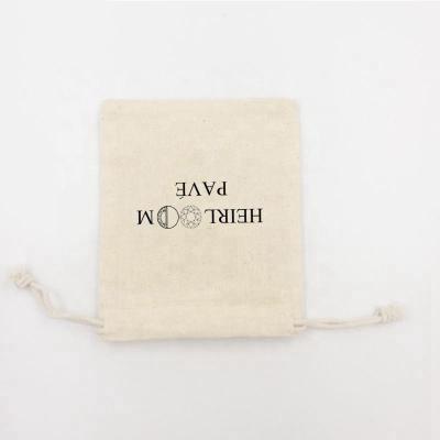 China Cheap and Practical Recyclable Wholesale Promotion Cotton Storage Bag and Gift Cotton Canvas Drawstring Bag for sale