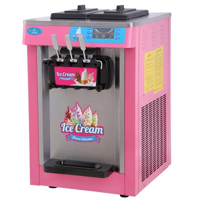 China Economical Snacks Factory 20L/H Soft Ice Cream Machine South Africa for sale