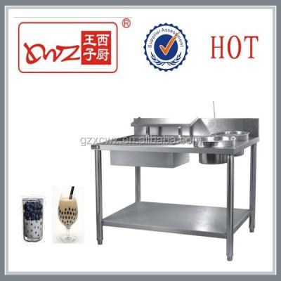 China Stainless Steel Tabletop Powder Coating Station KFC Breading Equipment for sale