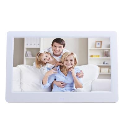 China Clock 10 Inch LCD Screen Digital Photo Frame With Background Music, Support USB Drives/SD Card Loop AutoPlay for sale