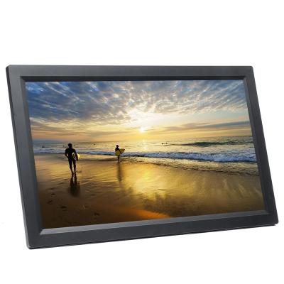 China Clock 21-inch high-definition large-screen digital photo frame, looping video ads. for sale