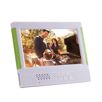 China MP3 ABS material open frame battery operated digital photo frame 7 inch VESA wall mount digital photo frame for sale